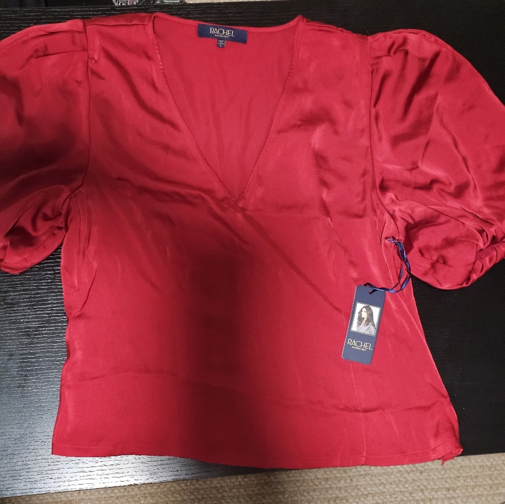 Red Blouse with Tag